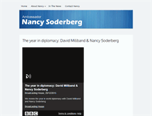 Tablet Screenshot of nancysoderberg.org
